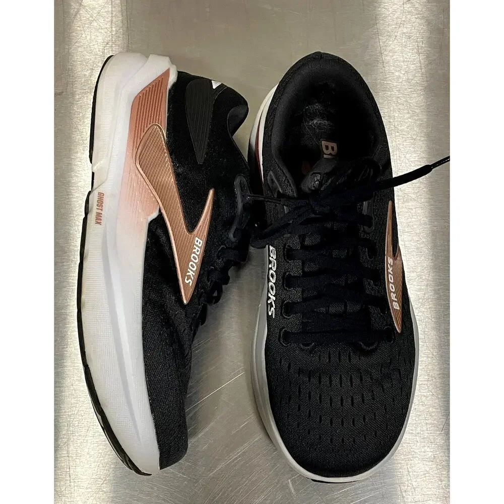 Brooks Women's Ghost Max 3 Running Shoes Black Rose Gold Size 7